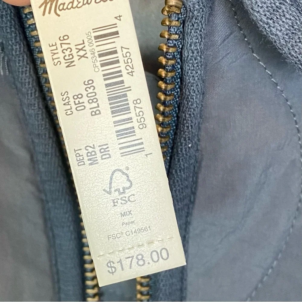 Madewell Men’s Quilted (Re)sourced Nylon Jacket NG376